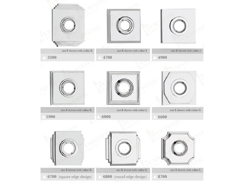 Дверная ручка на розетке Frank Allart 7734