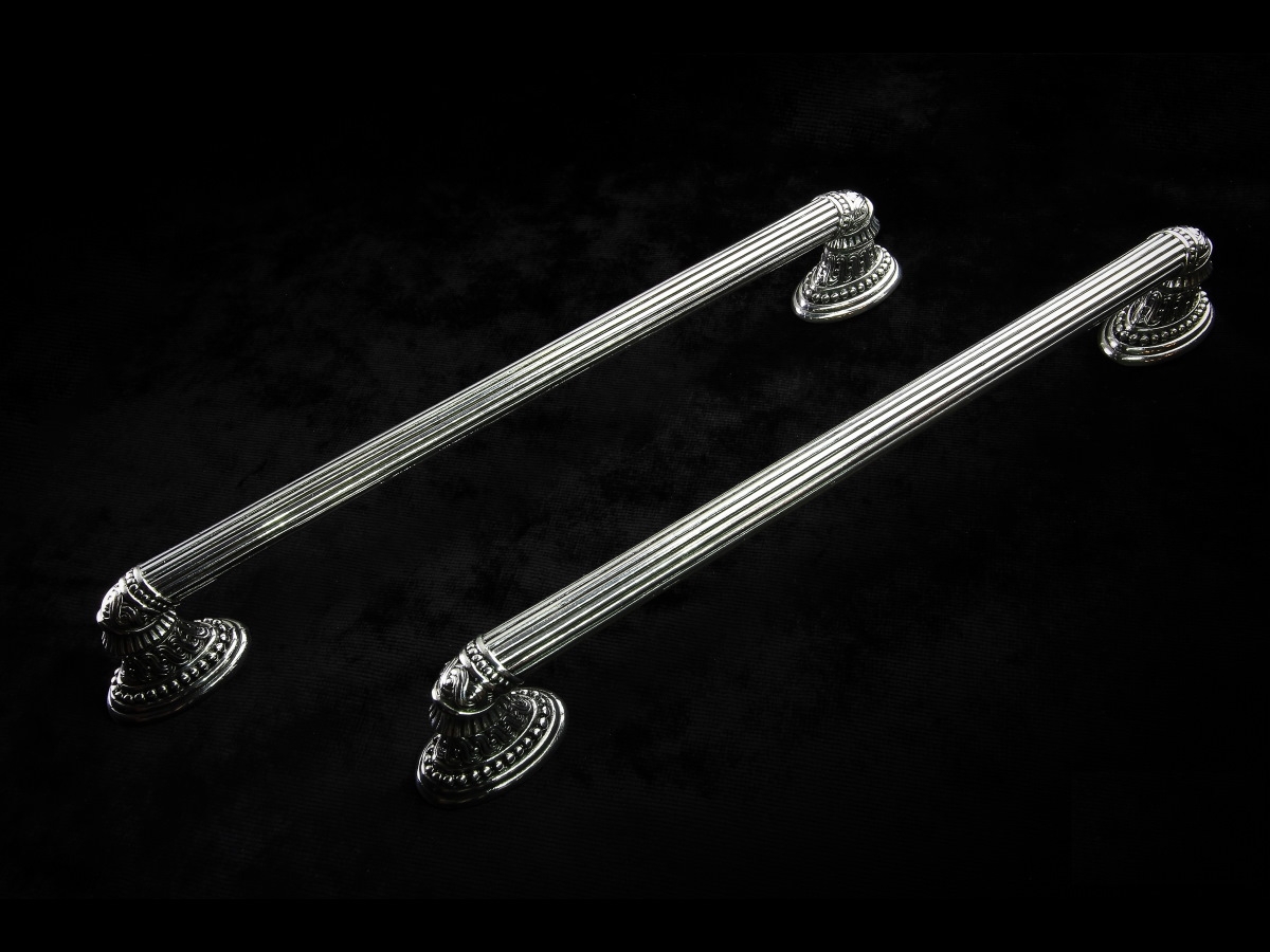 Мебельная ручка-скоба Edgar Berebi 8770 серебро