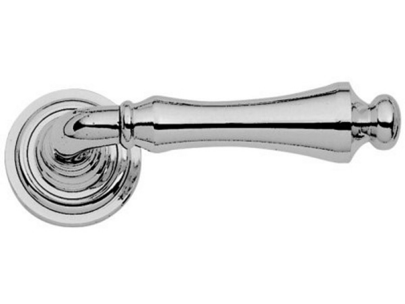 Дверная ручка на розетке Enrico Cassina DORA C16211 хромированная