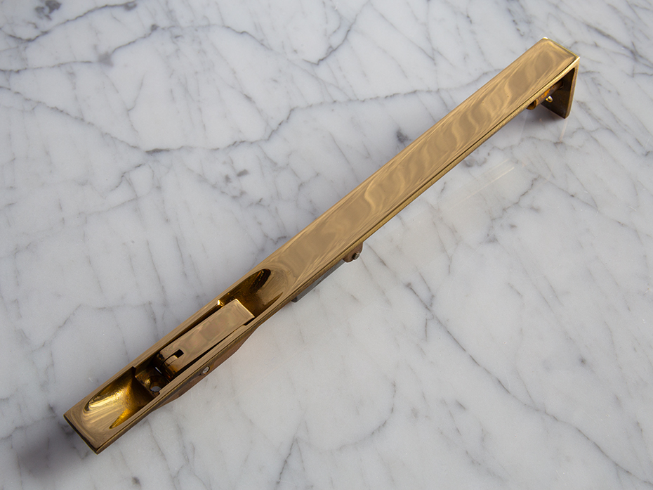 Дверной ригель Frank Allart 5640A19 254 мм полированная латунь