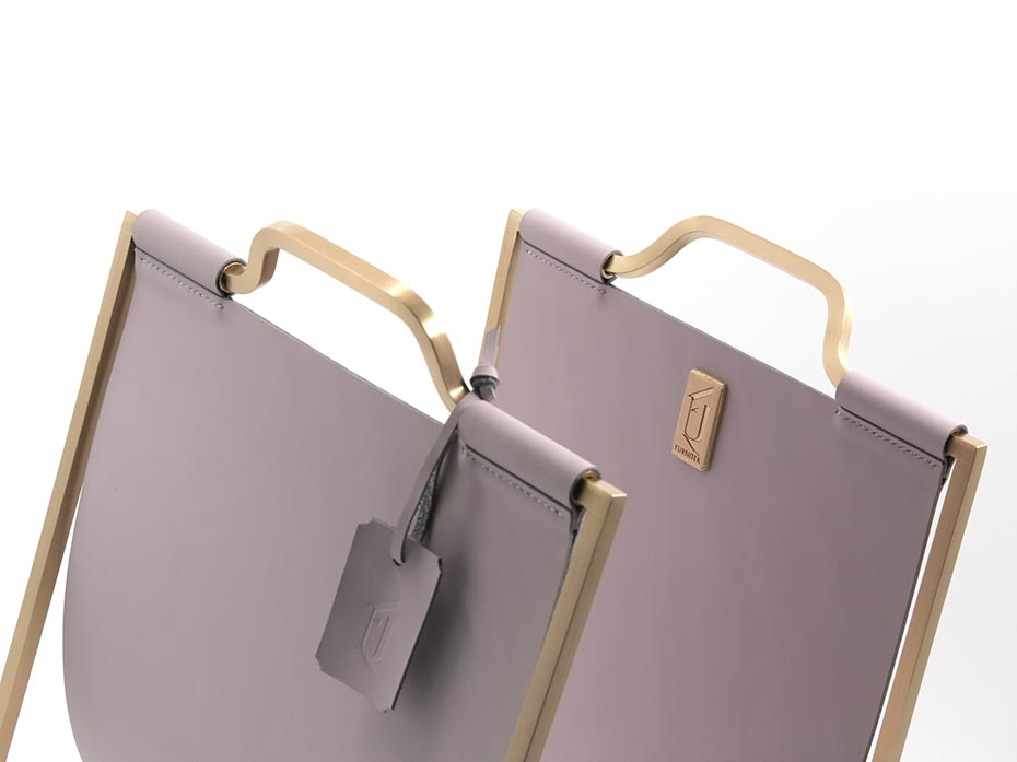 Подставка под сумки FG-172 матовая латунь