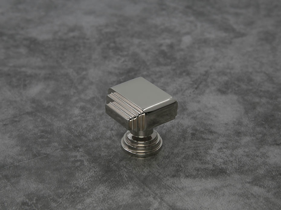 Мебельная ручка кнопка Oliver Knights CH Amr 32мм полированный никель