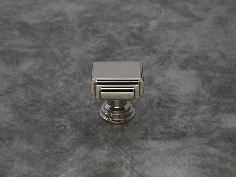 Мебельная ручка кнопка Oliver Knights CH Amr 32мм полированный никель