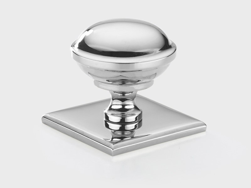 Мебельная ручка-кнопка Armac Martin Queslett полированный хром