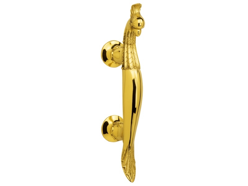 Дверная ручка-скоба P.Bisschop 2052 полированная латунь