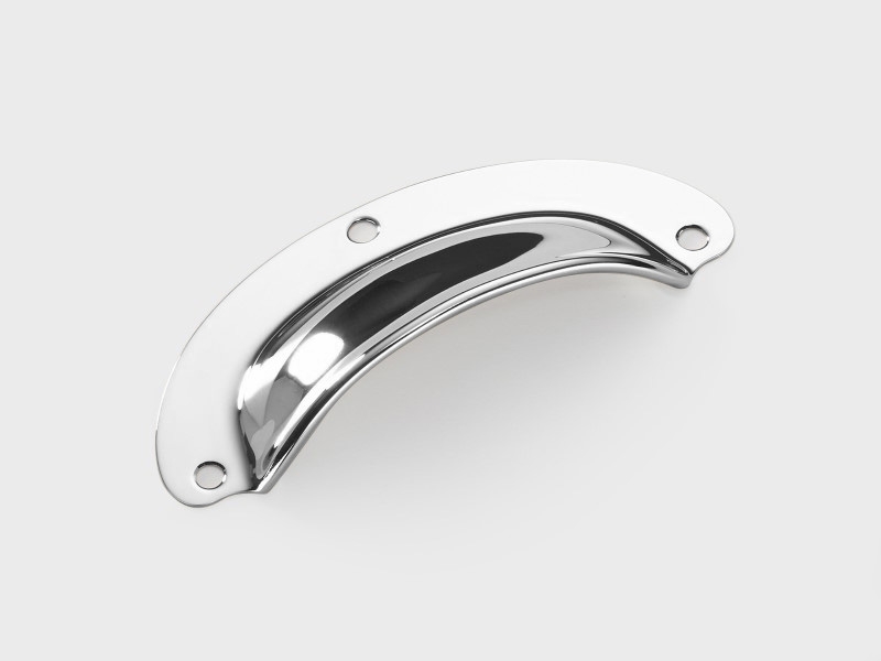 Мебельная ручка-ракушка Armac Martin 269 полированный хром