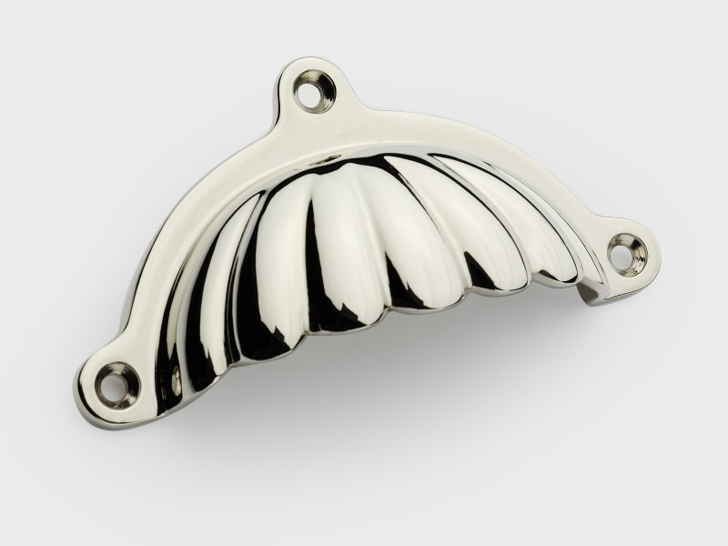 Мебельная ручка-раковина Armac Martin Aberdovey из полированного никеля