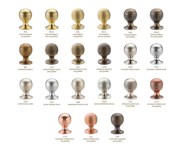 Мебельная ручка-кноб Armac Martin Cotswold латунь