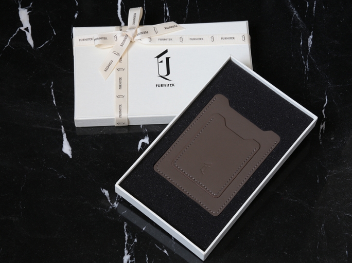 Обложка кожаная для автодокументов FURNITEK модель FG-0203014 в подарочной коробке