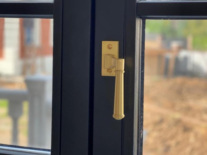 Оконная ручка Frank Allart 0306SBRHZ матовая латунь