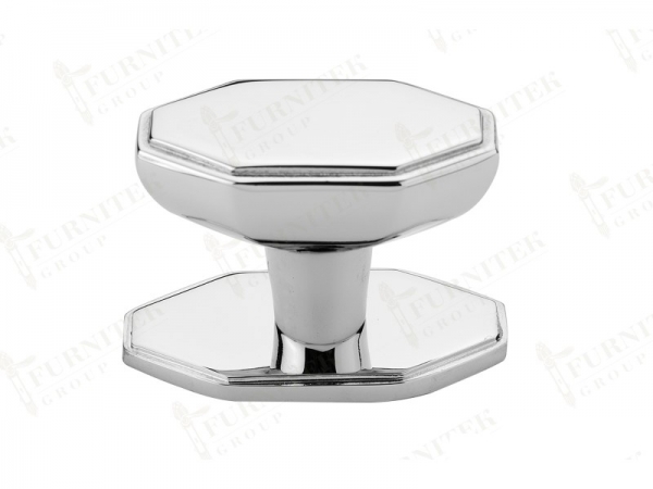 Ручка-кноб Frank Allart поворотная 9598 полированный хром