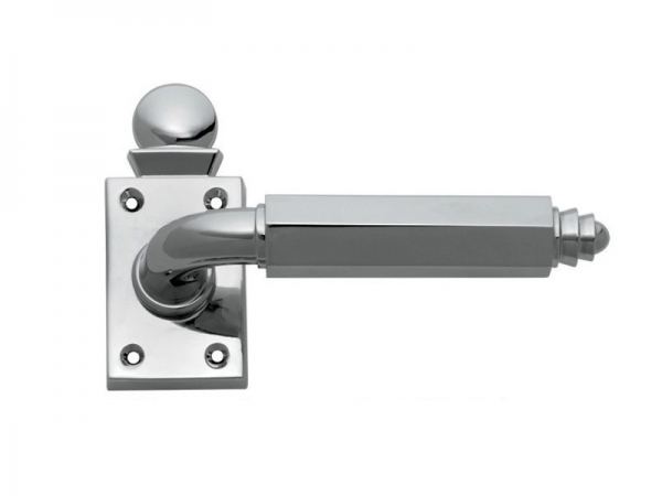 Дверная ручка на розетке Enrico Cassina ANNELISE C09511 полированный хром