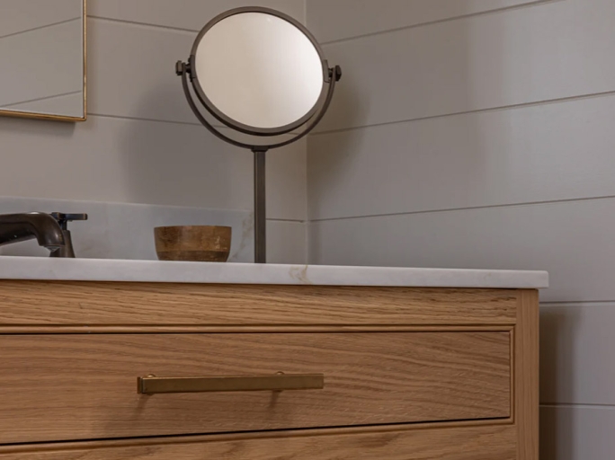 Мебельная ручка-скоба Armac Martin Rotunda 288 мм латунь матовая