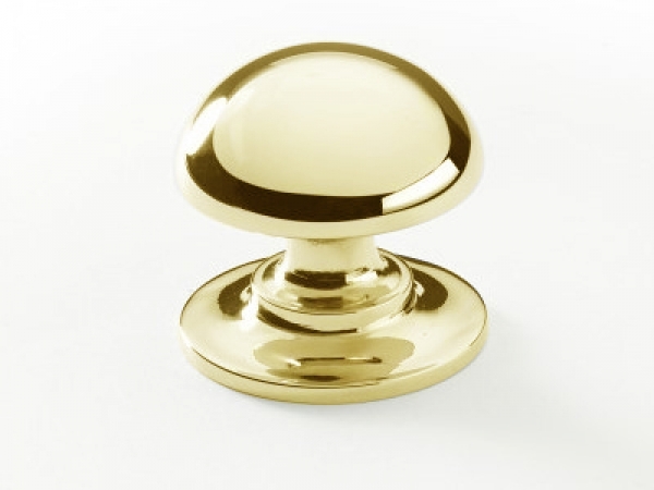 Мебельная ручка-кнопка Armac Martin Cotswold полированная латунь