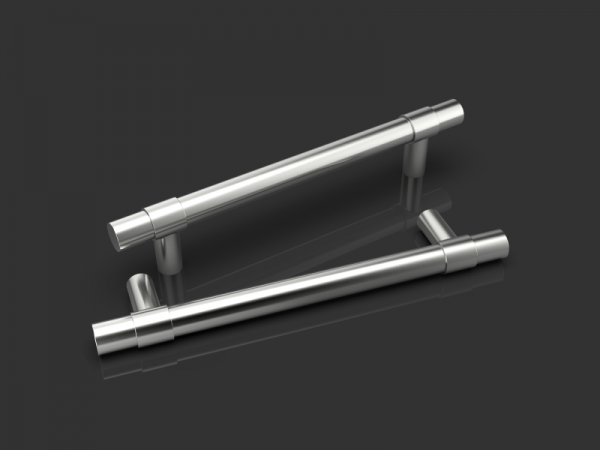 Дверная ручка-скоба Oliver Knights Dain PH полированный хром