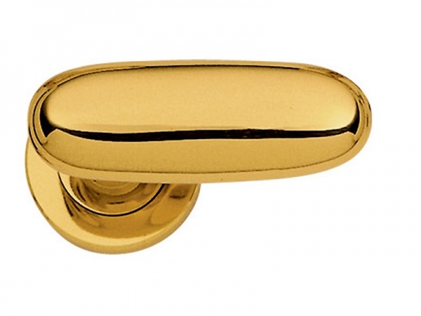 Дверная ручка на розетке Enrico Cassina ELVIRA C09211 полированная латунь