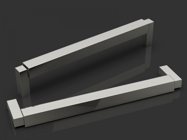 Дверная ручка-скоба Oliver Knights Gifford матовый никель