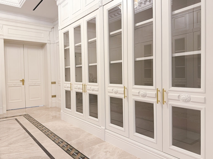 Мебельная ручка-скоба Armac Martin Corona 192 мм латунь полированная