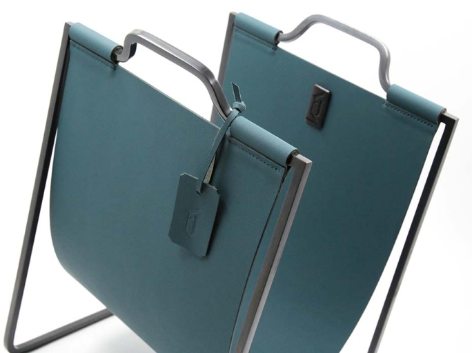 Подставка под сумки FG-158 чернёная латунь полировка