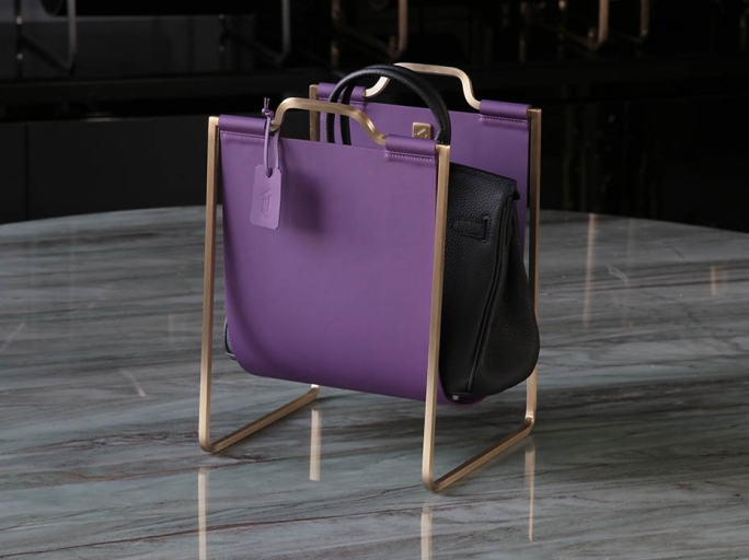 Подставка под сумки FG-163 матовая латунь