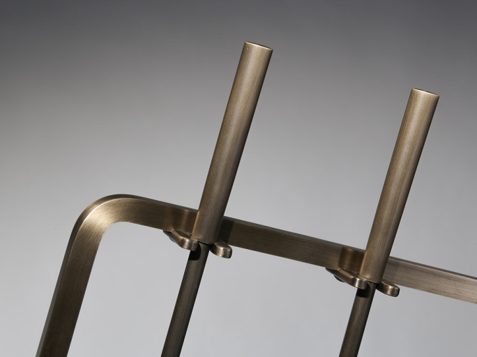 Каминный набор FURNITEK FG-05012 античная латунь