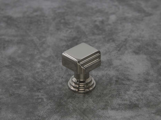 Мебельная ручка кнопка Oliver Knights CH Amr 25мм полированный никель