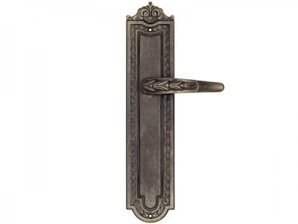 Дверная ручка на планке Enrico Cassina ORTENSIA 716 античная бронза