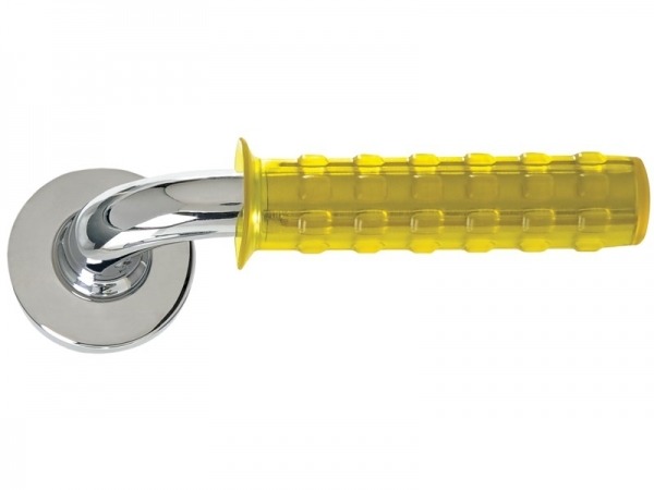 Дверная ручка на розетке Enrico Cassina POP GUM C19511 полированный хром