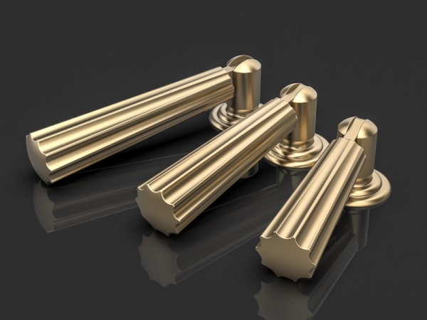 Мебельная ручка Oliver Knights Ren CH матовая латунь