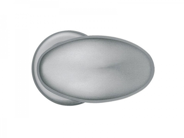 Дверная ручка на розетке Enrico Cassina STEFANIA 3000 матовый хром