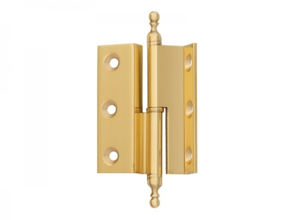 Петля карточная мебельная FS 652 полированная латунь