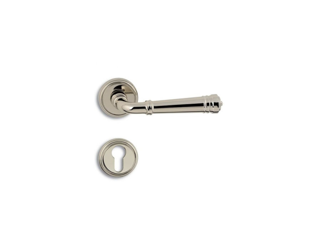 Дверная ручка на розетке Salice Paolo BORBONE 2020 полированный никель