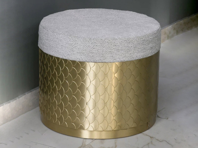 Банкетка Ar-Deco FG-029 матовая латунь