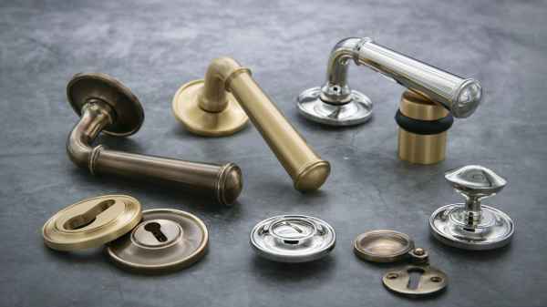 Дверные ручки Frank Allart на розетках